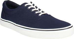 IZOD Men's Rangley Navy Canvas Casual Lace-Up Sneakers, size 9.5